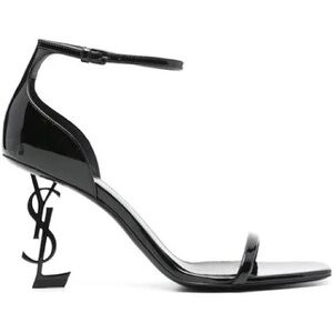 Saint Laurent Opyum Black Heeled Sandal